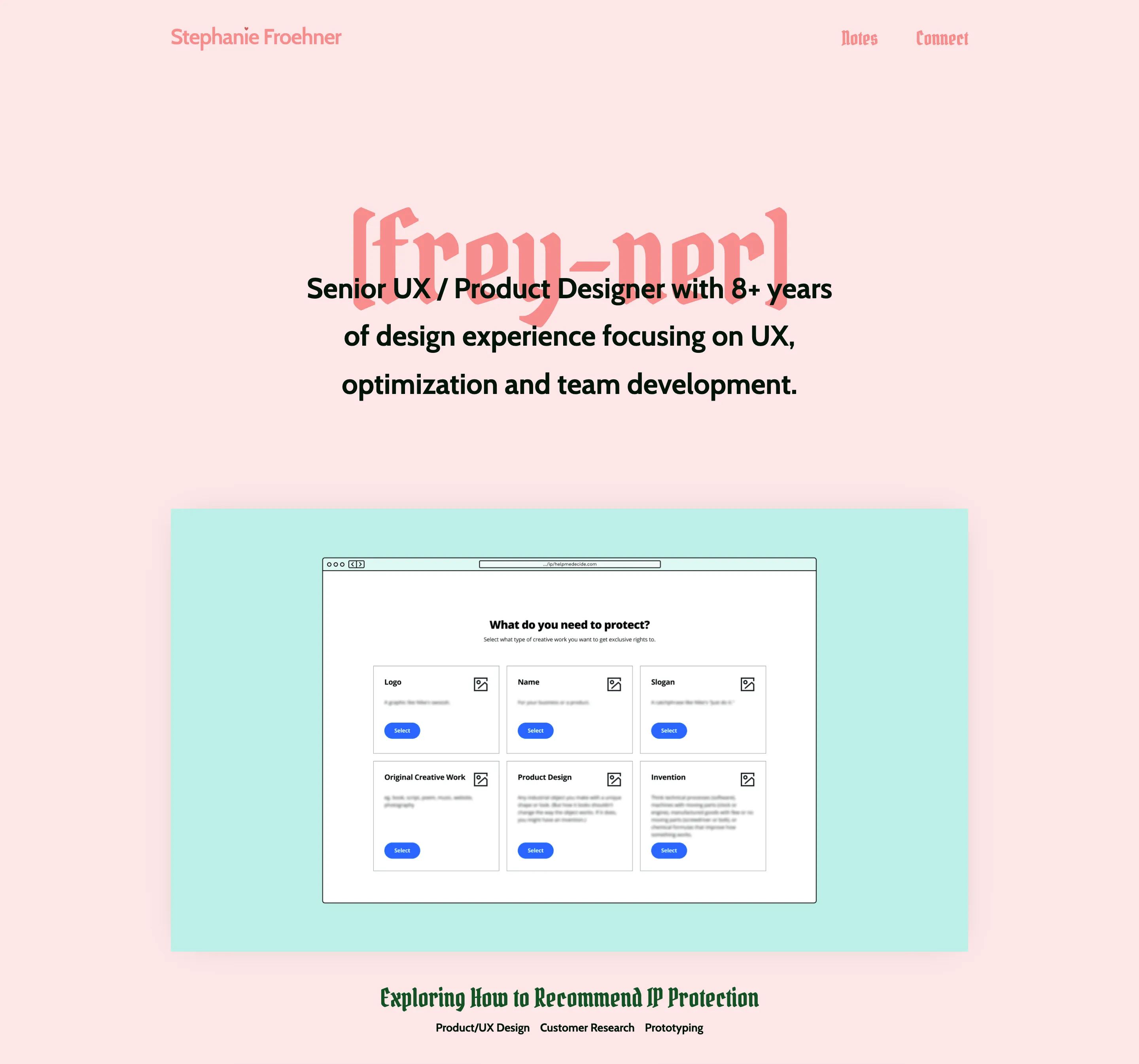 Unfinished Portfolio