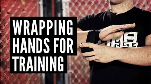Video thumbnail for a tutorial on how to wrap hands for training